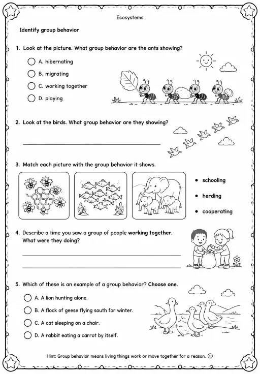 Identify group behavior