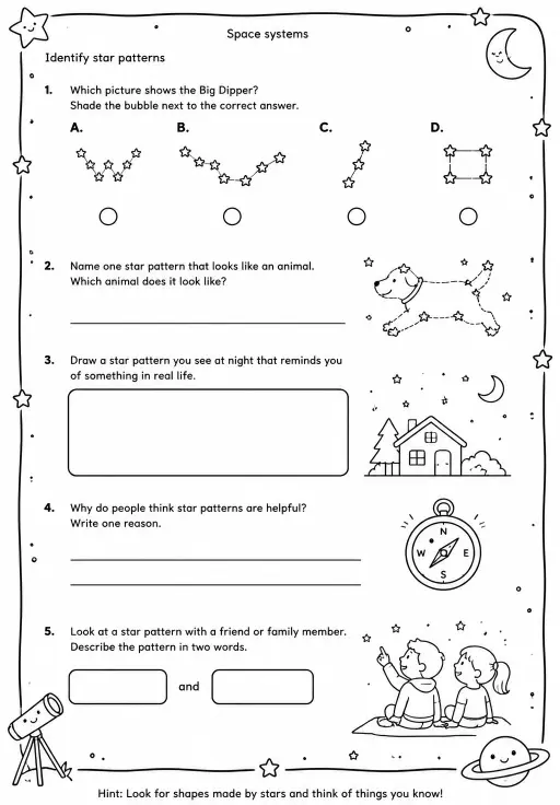 Identify star patterns