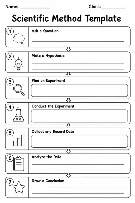 Scientific Method Template
