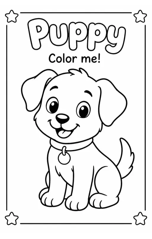 Puppy Coloring Pages