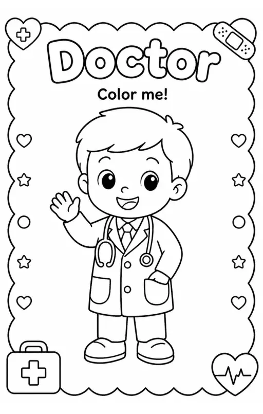 Doctor Coloring Pages