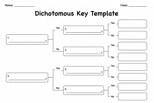 Dichotomous Key Template