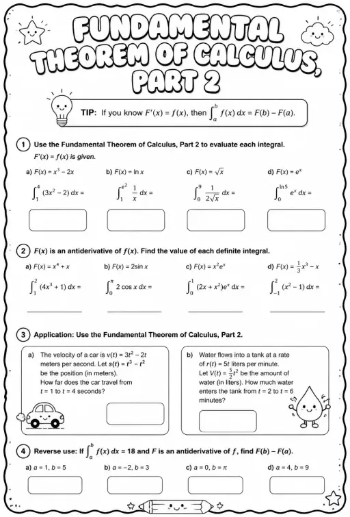 Fundamental Theorem of Calculus, Part 2