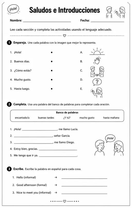 Elegir lenguaje formal o informal para situaciones de comunicación familiares.