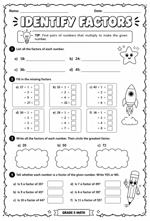 Identify factors