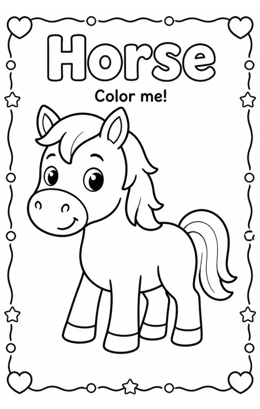 Horse Coloring Pages