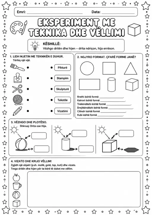 Eksperiment me teknika dhe vëllimi