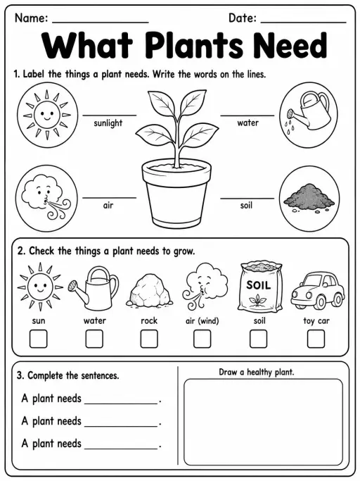 What Plants Need