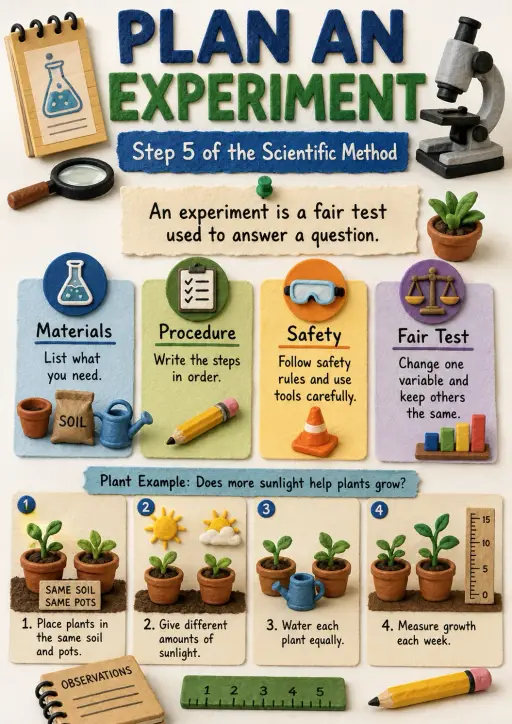 Collect data Scientific Method Infographic
