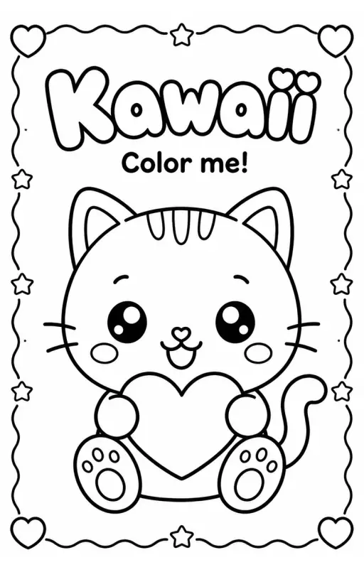 Kawaii Coloring Pages