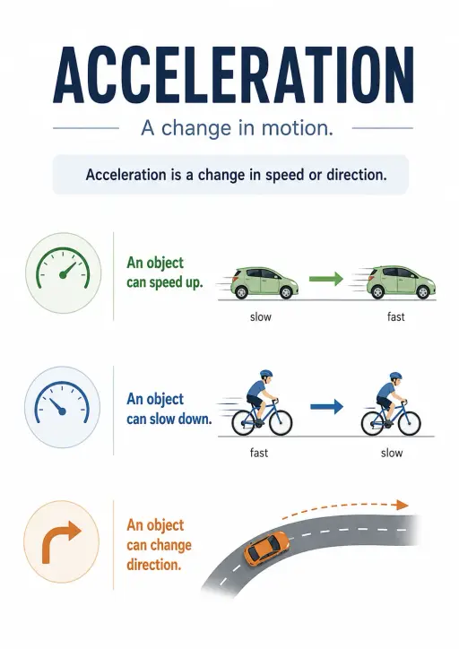 Acceleration Forces Infographic