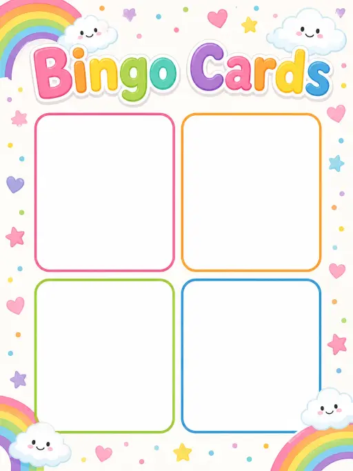 Bingo Cards Set 2