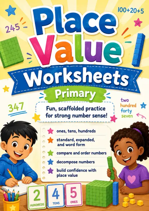 Place Value Worksheets Worksheet Pack