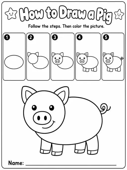 How to Draw a Pig