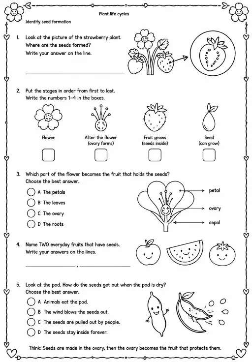 Identify seed formation