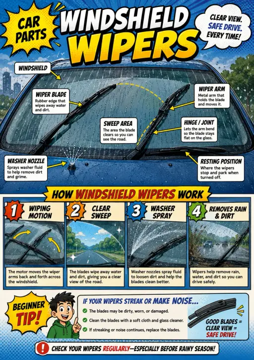 Car Parts Infographic