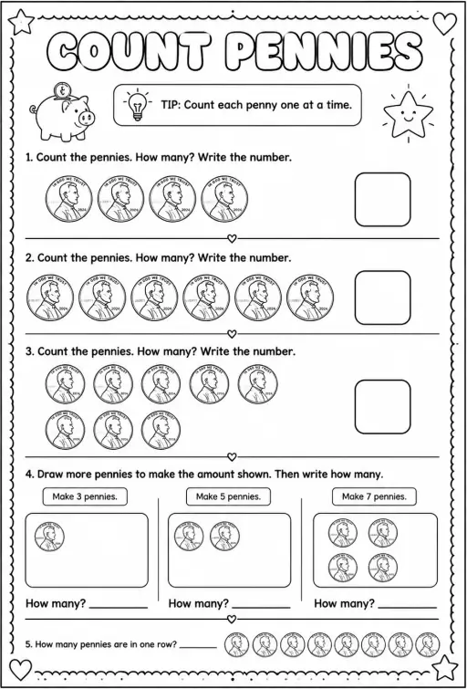Count pennies