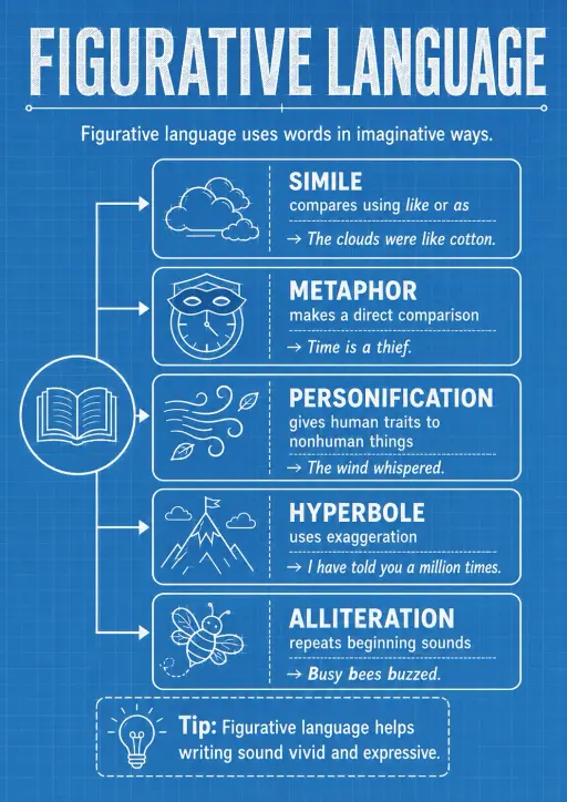 Figurative Language Vocabulary Infographic
