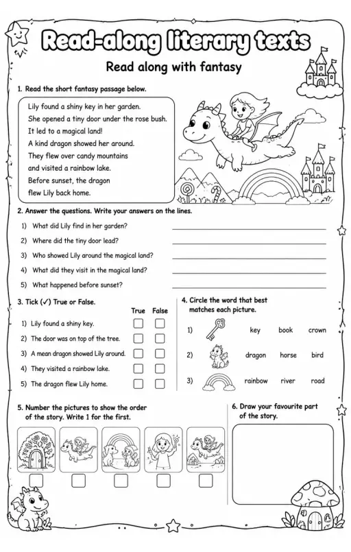 Read along with fantasy