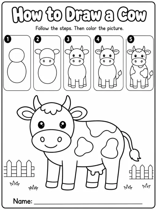 How to Draw a Cow