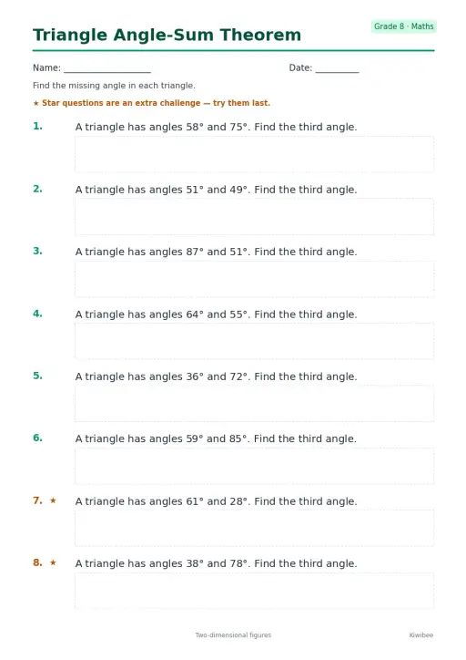 Triangle Angle-Sum Theorem