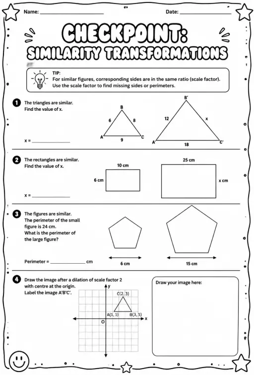 Checkpoint: Similarity transformations