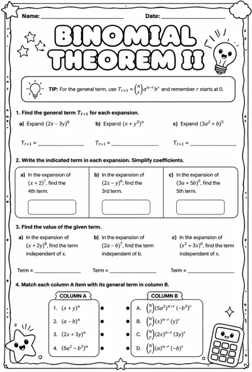 Binomial Theorem II