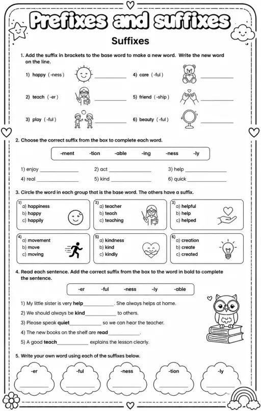 Suffixes