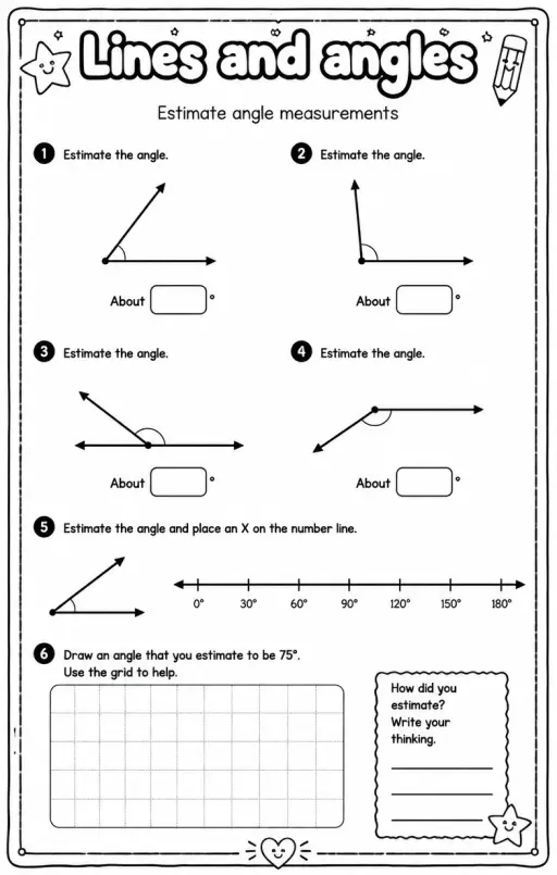 Estimate angle measurements