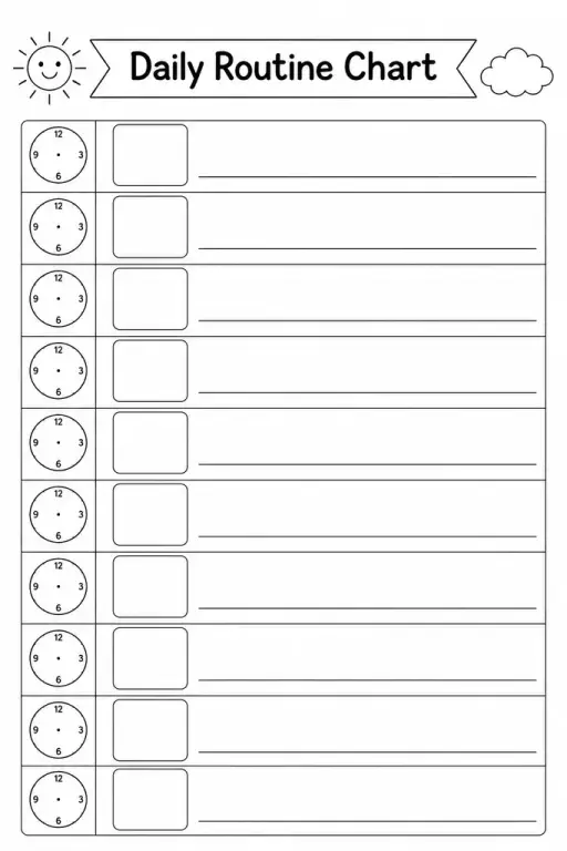 Daily Routine Chart