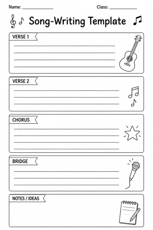 Song-Writing Template