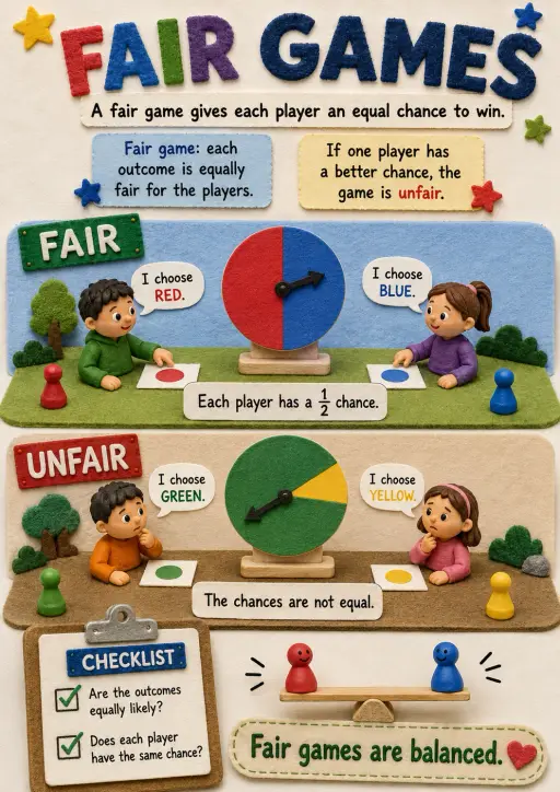 Fair games Probability Infographic