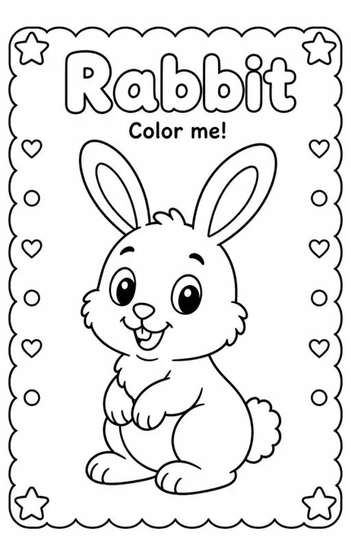 Rabbit Coloring Pages