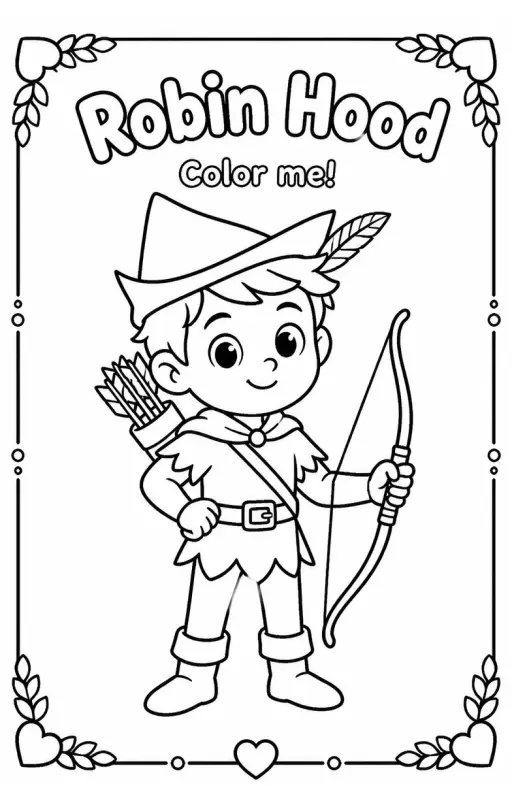 Robin Hood Coloring Pages