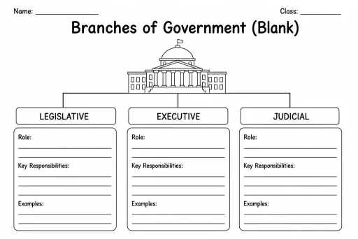 Branches of Government (Blank)