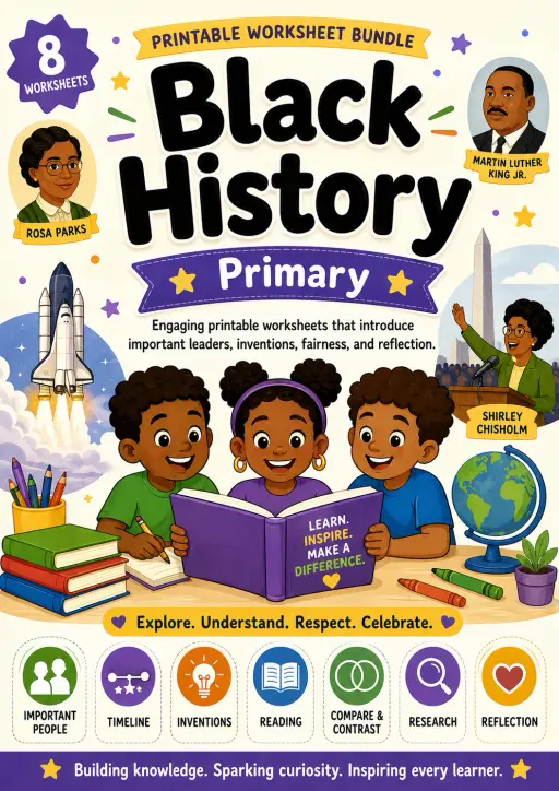 Black History Worksheet Pack
