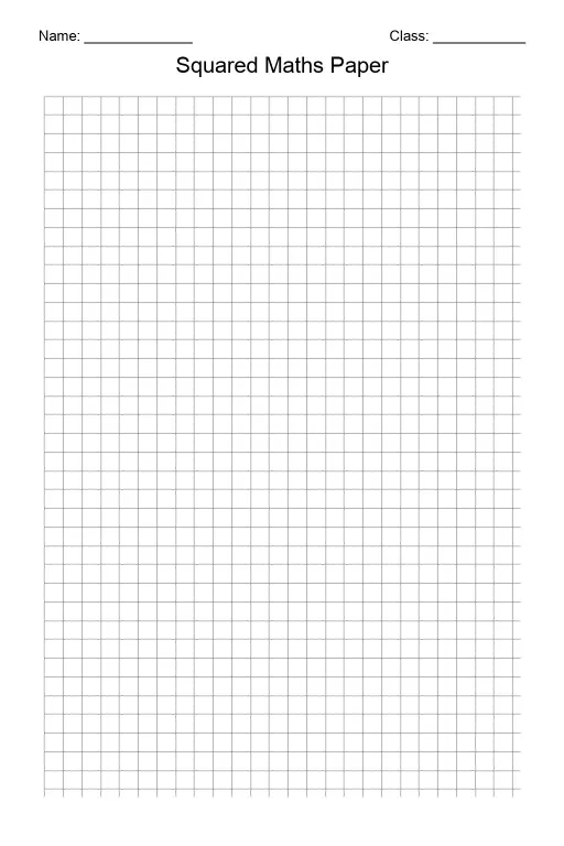 Squared Maths Paper