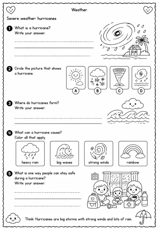 Severe weather: hurricanes