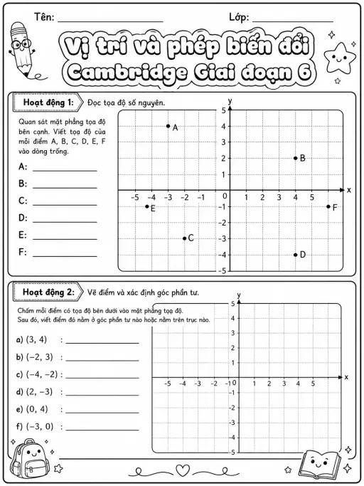 Phân số Cambridge Giai đoạn 6 - Gói bài tập 28