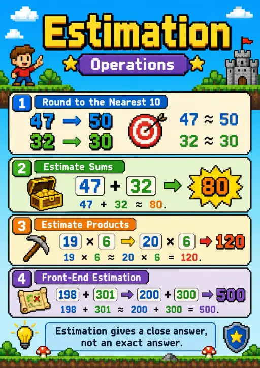 Estimation Operations Infographic