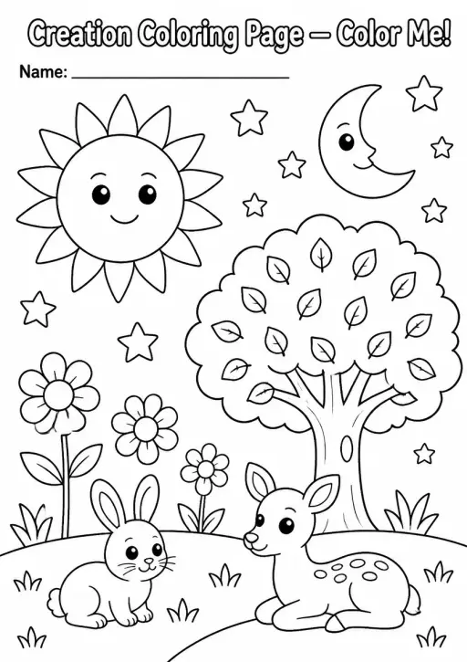 Christian Coloring Pages Pack