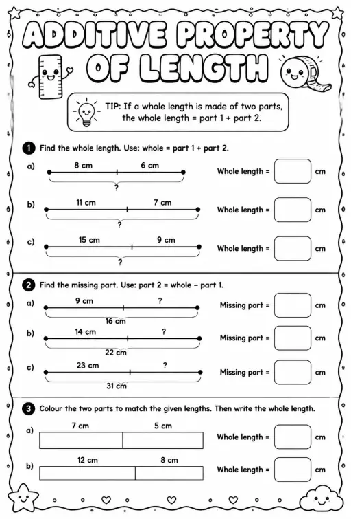 Additive property of length