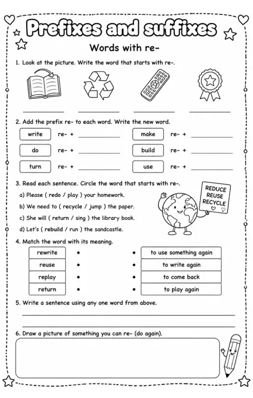 Words with re-