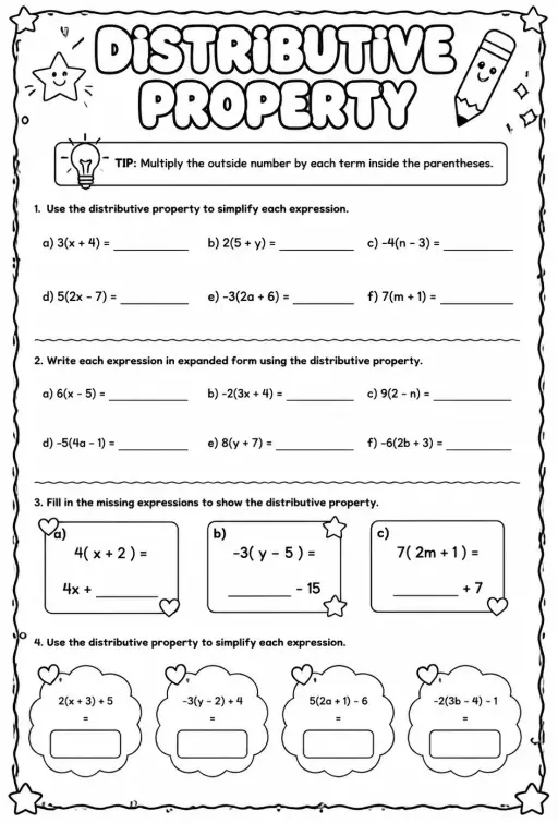 Distributive property