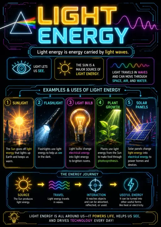 Light Energy Infographic