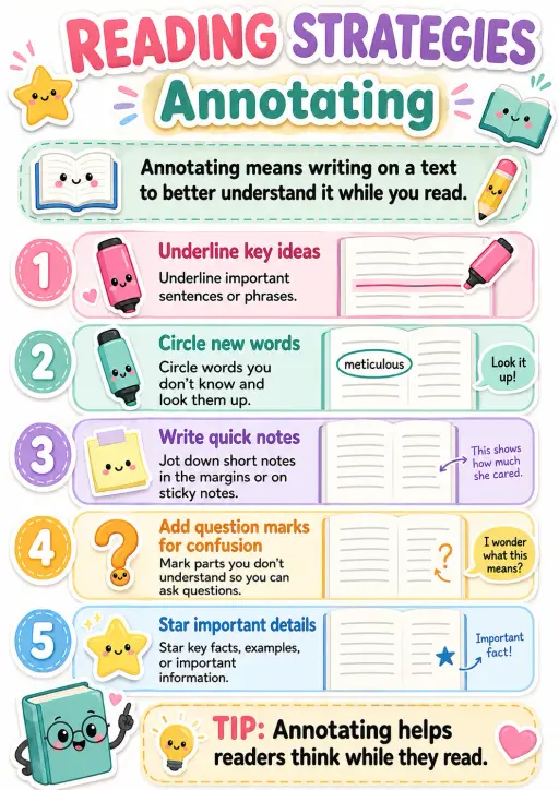 Reading Strategies Infographic