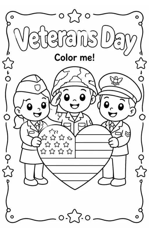 Veterans Day Coloring Pages