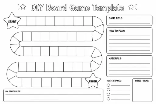 DIY Board Game Template
