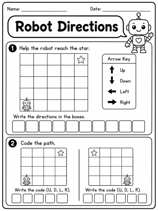 Robot Directions - Set 3