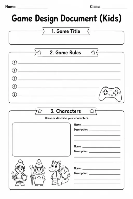 Game Design Document (Kids)